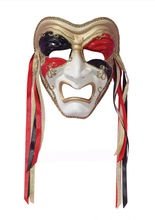 Venezianische Augenmaske Harlekin weinen