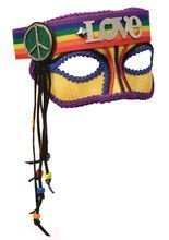 Venezianische Augenmaske Hippie Love bun
