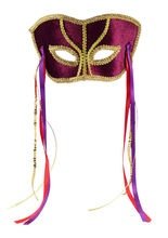 Venezianische Augenmaske mit Bändern bor