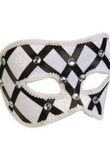 Venezianische Augenmaske mit Schmuckstei