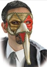 Venezianische Augenmaske mit langer Nase