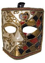 Venezianische Bauta-Maske gold