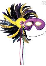 Venezianische Maske gelb