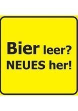 Verbotene Bierdeckel Bier her!