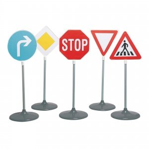 Verkehrszeichen-Set, 5-tlg.