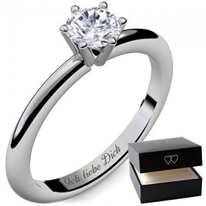 AMOONIC Silber 925 Damen-Ring