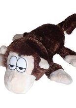 Verrückter Affe rollend und lachend