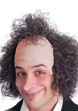 Verrückter Wissenschaftler Perücke mit S