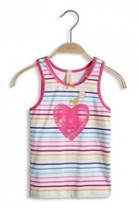 Verspieltes Baumwoll-Stretch-Top