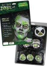 Verstrahlter Zombie Halloween-Make-Up-Se