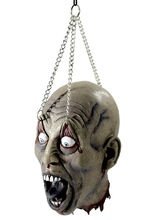 Verstümmelter abgerissener Zombie Kopf