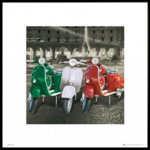 Vespas Kunstdruck