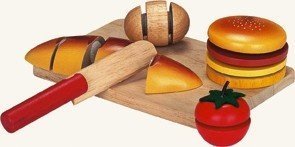 Vesperbrett aus Holz von Bino, 6 Teile H