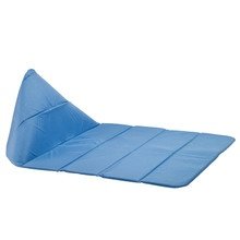 Vial - Fida Faltdecke, hellblau / grau