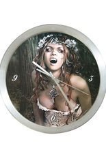 Victoria Frances Metall Wanduhr