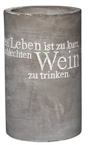 Vino Beton Weinkühler "Das Leben ist zu 