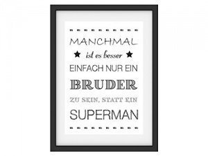 Vintage Druck Poster Kunstdruck Bruder