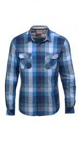 Vintage Karo Baumwollhemd