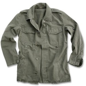 Vintage Moleskin Jacke nach TL oliv