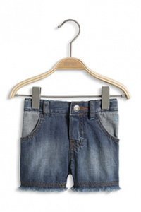 Vintage Shorts aus leichtem Denim