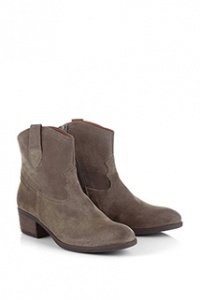 Vintage-Style Velours Bootie