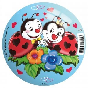 Vinyl-Spielball BLUMENKÄFER 130 mm