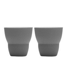 Vipp 201 - Espresso Tassen, grau (2er-Se