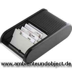 Visitenkartenbox schwarz H 62180 95 von 