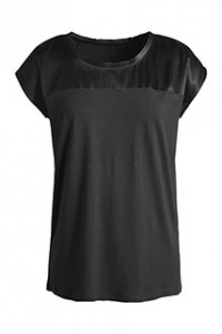 Viskose Jersey/Satin Shirt