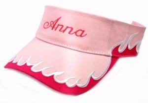 Visor mit Namen für Mädchen
