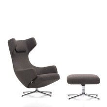 Vitra - Grand Repos Sessel und Ottoman, 