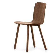 Vitra - Hal Ply Wood, Nussbaum schwarz p