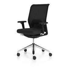 Vitra - ID Mesh, nero / Aluminium polier