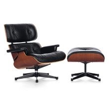 Vitra - Lounge Chair & Ottoman, poliert,