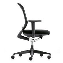 Vitra - MedaPal schwarz, Armlehnen, Lumb