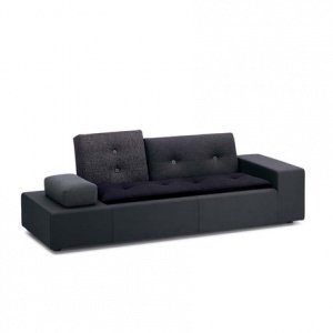 Vitra - Polder Sofa XS, anthrazit, Armle