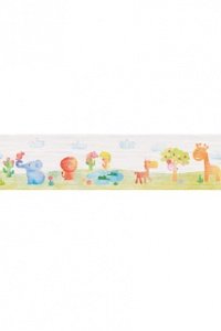 Vlies-Bordüre dots stripes