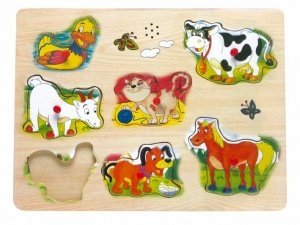 Vocali - Tierstimmen-Puzzle Spielzeug au