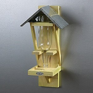 Vogel Futter-Flasche mit Dach
