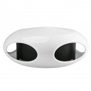 Vogelfutterhaus Pi:p schwarz/weiß