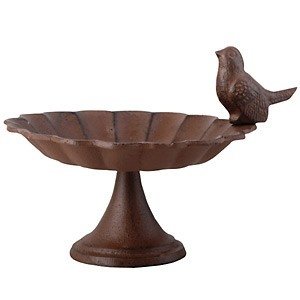 Vogeltränke auf Fuss / Vogelbad aus Guss