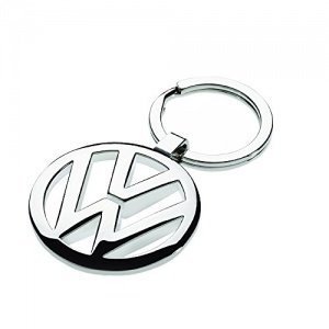 Volkswagen Schlüsselanhänger mit VW-Logo in Silber