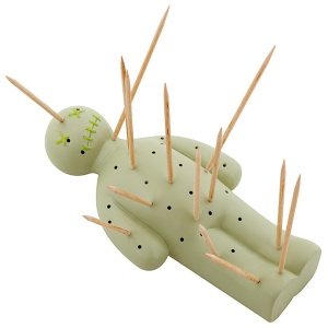 Voodoo Zahnstocherhalter (Weiß)