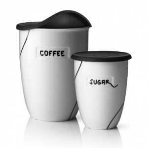 Vorratstopf 0,75L schwarze Kontur