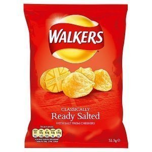 WALKERS Ready Salted Crisps
