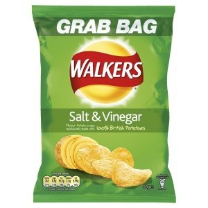 WALKERS Salt & Vinegar Crisps Grab Bag