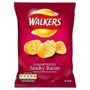 WALKERS Smoky Bacon Crisps
