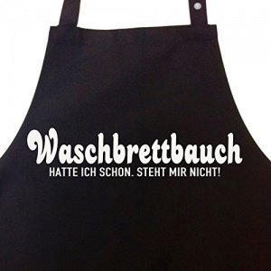 WASCHBRETTBAUCH - Kochschürze, Grillschürze