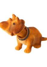 Wackel-Dinosaurier, braun-orange