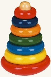 Wackel-Steckpyramide für Kinder von Bino